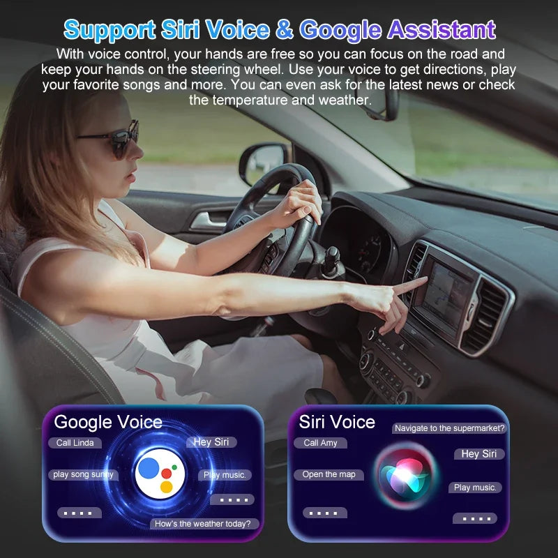 Kowankit 2In1 Wireless Carplay Adapter Android Auto Carplay Usb 2026 Plug & Play Car Dongle for Toyota Honda Ford Benz VW Nissan